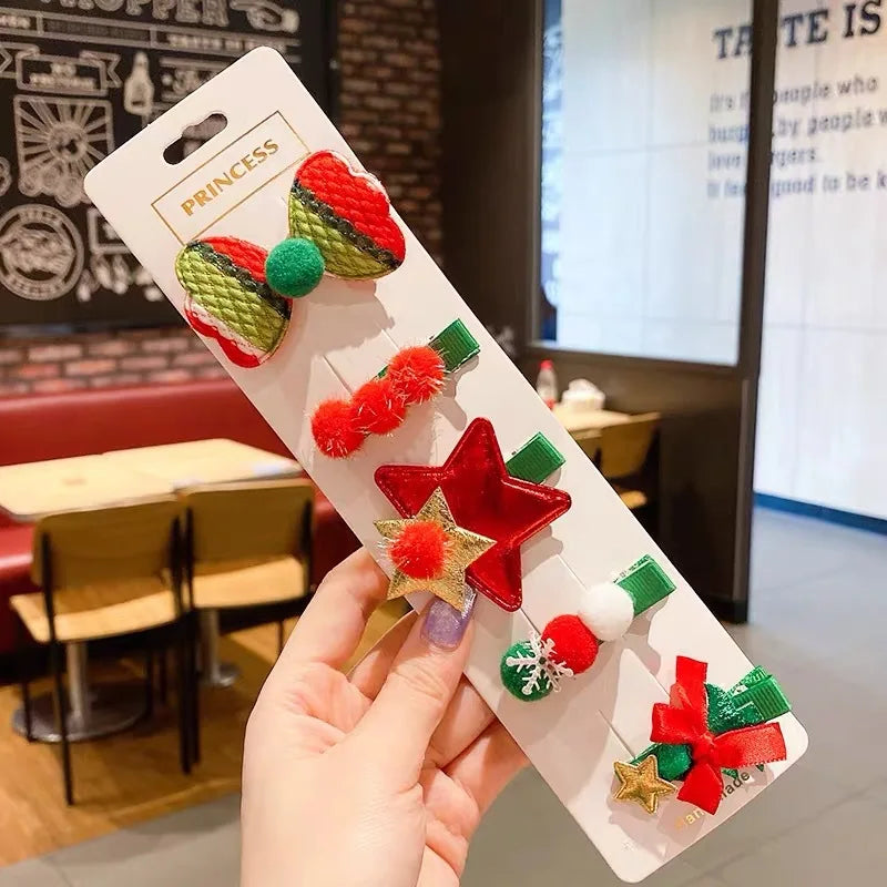 Christmas Hair Clip set