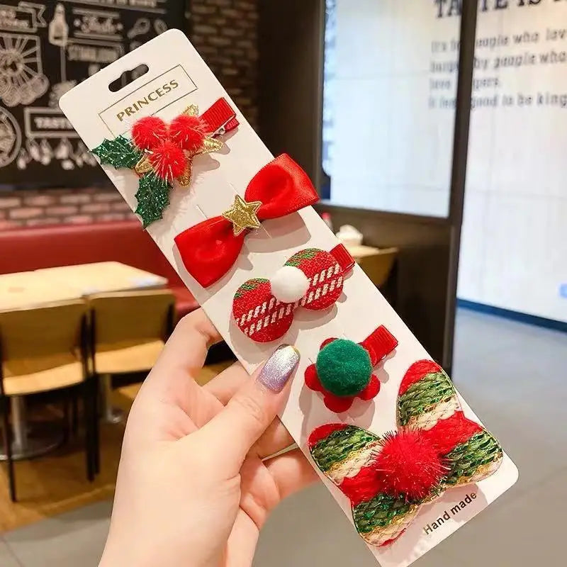Christmas Hair Clip set