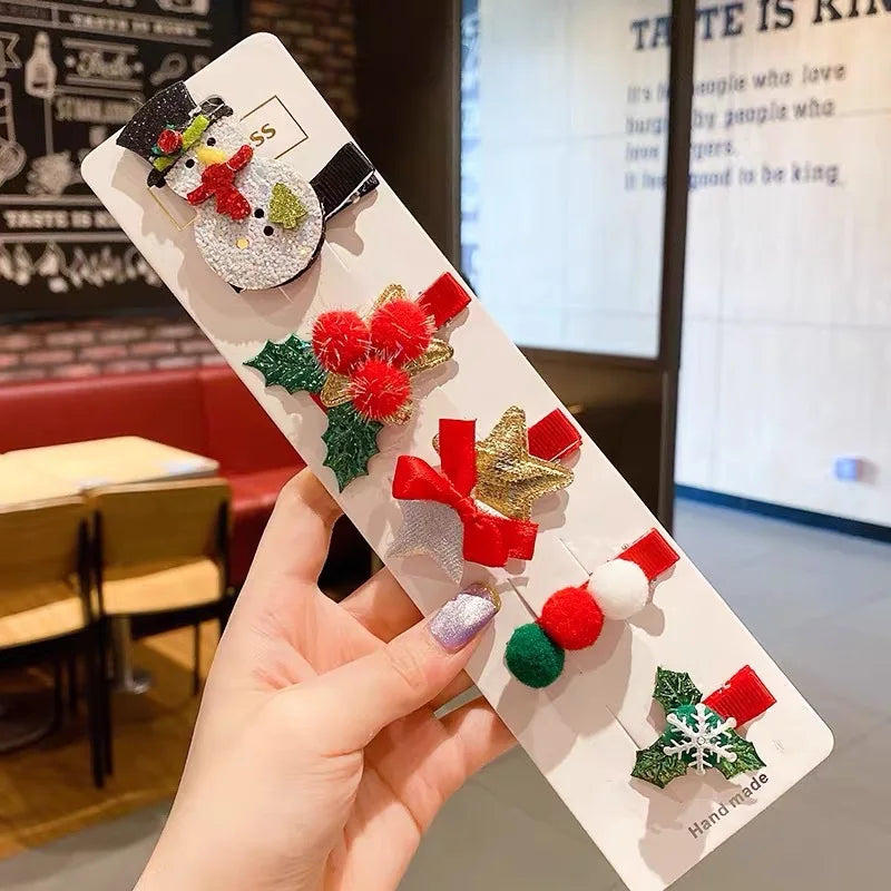 Christmas Hair Clip set