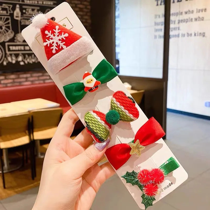 Christmas Hair Clip set