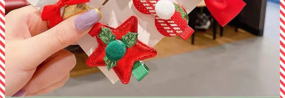 Christmas Hair Clip set