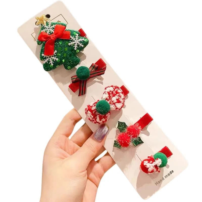 Christmas Hair Clip set