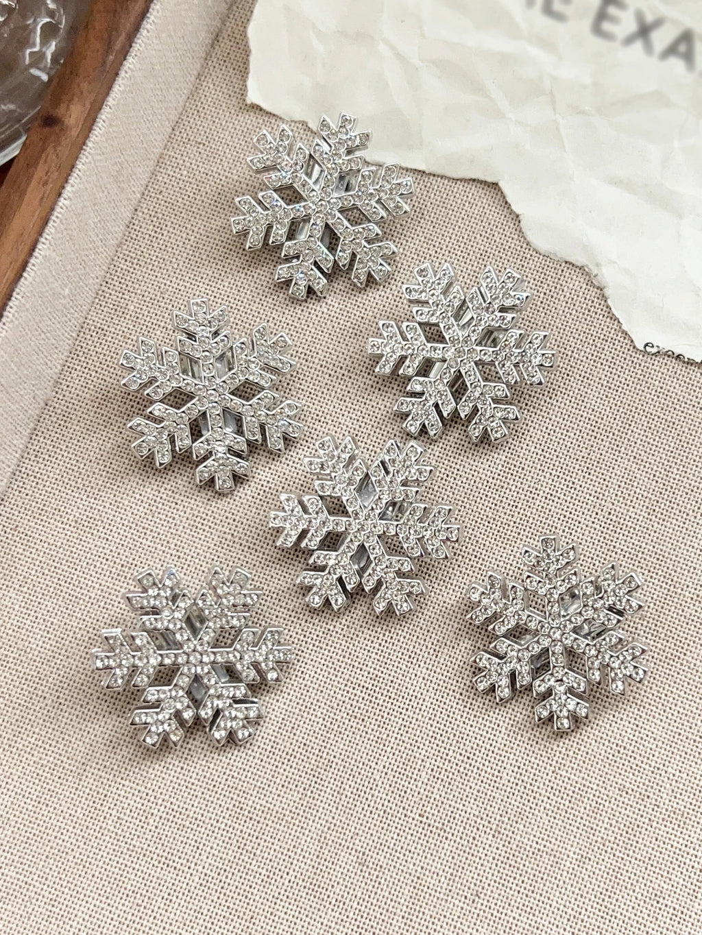 Silver Snowflakes (6 pc)