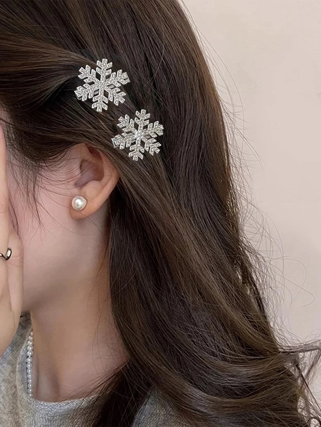 Silver Snowflakes (6 pc)