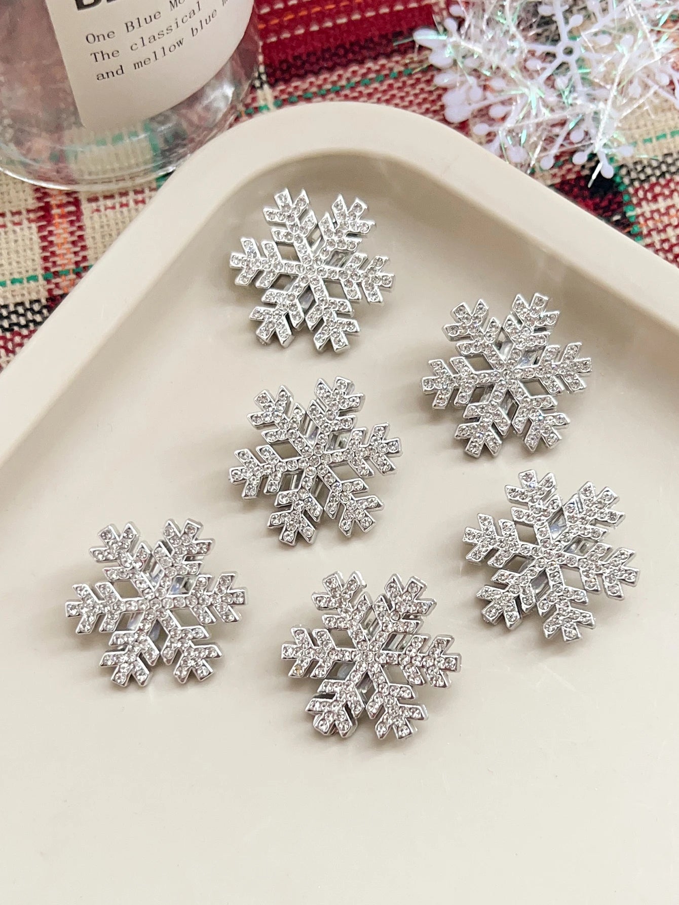 Silver Snowflakes (6 pc)