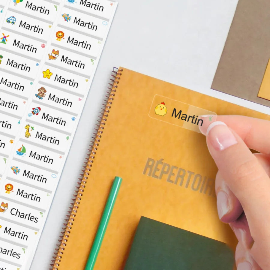 Durable Name Stickers for Kids’ School Supplies | Custom Labels