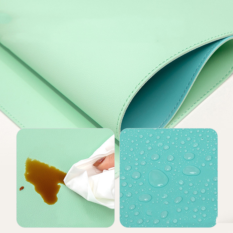The Minimalist Vegan Leather Desk Mat — Sleek Workspace Anchor